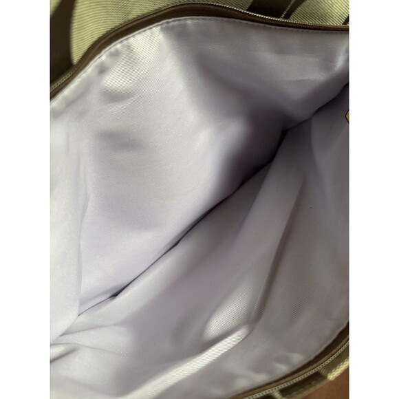 Coach Signature Tote Baby Diaper Bag Travel Satchel Lavender Lining Gold Accent - Picture 8 of 16